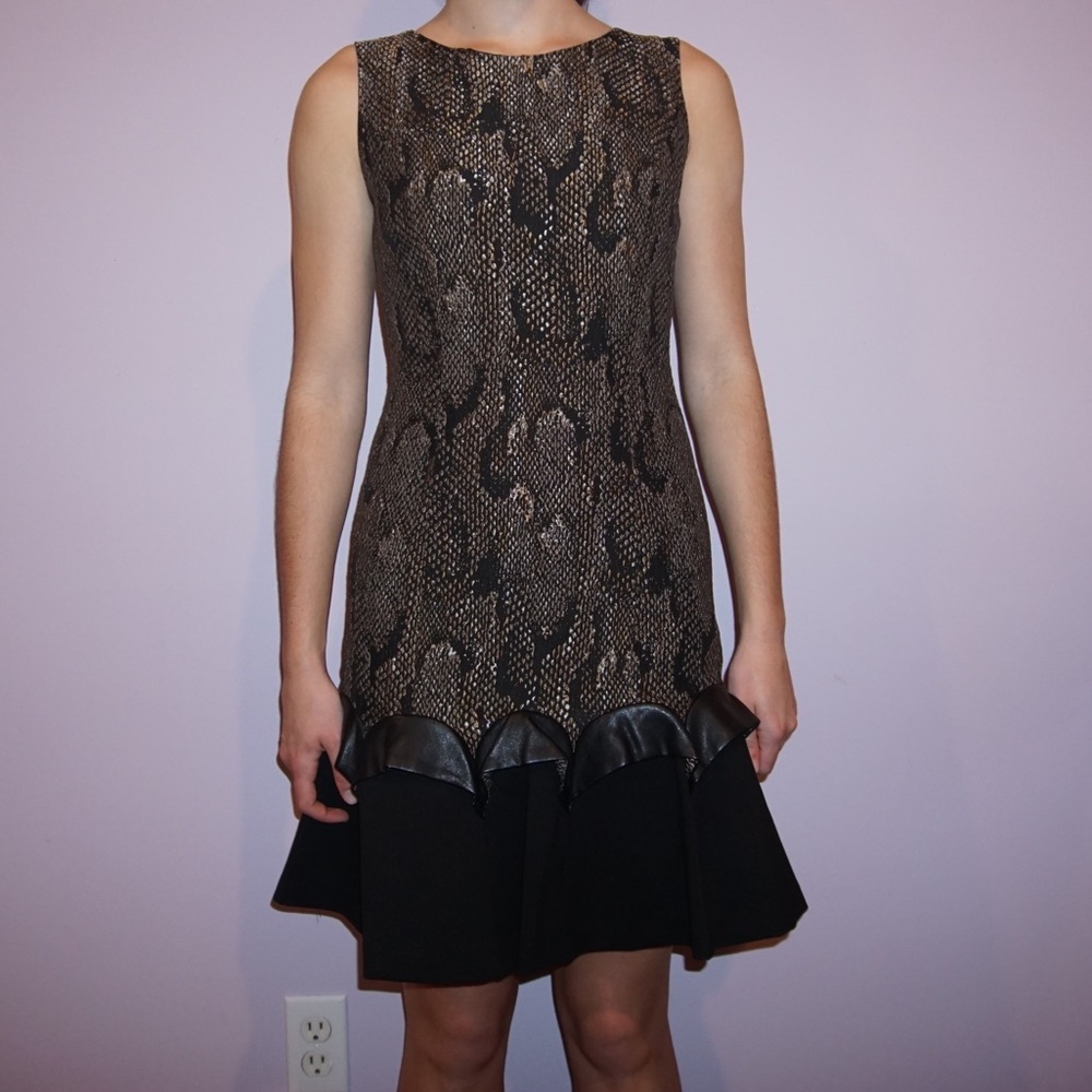 Snake Print Dress